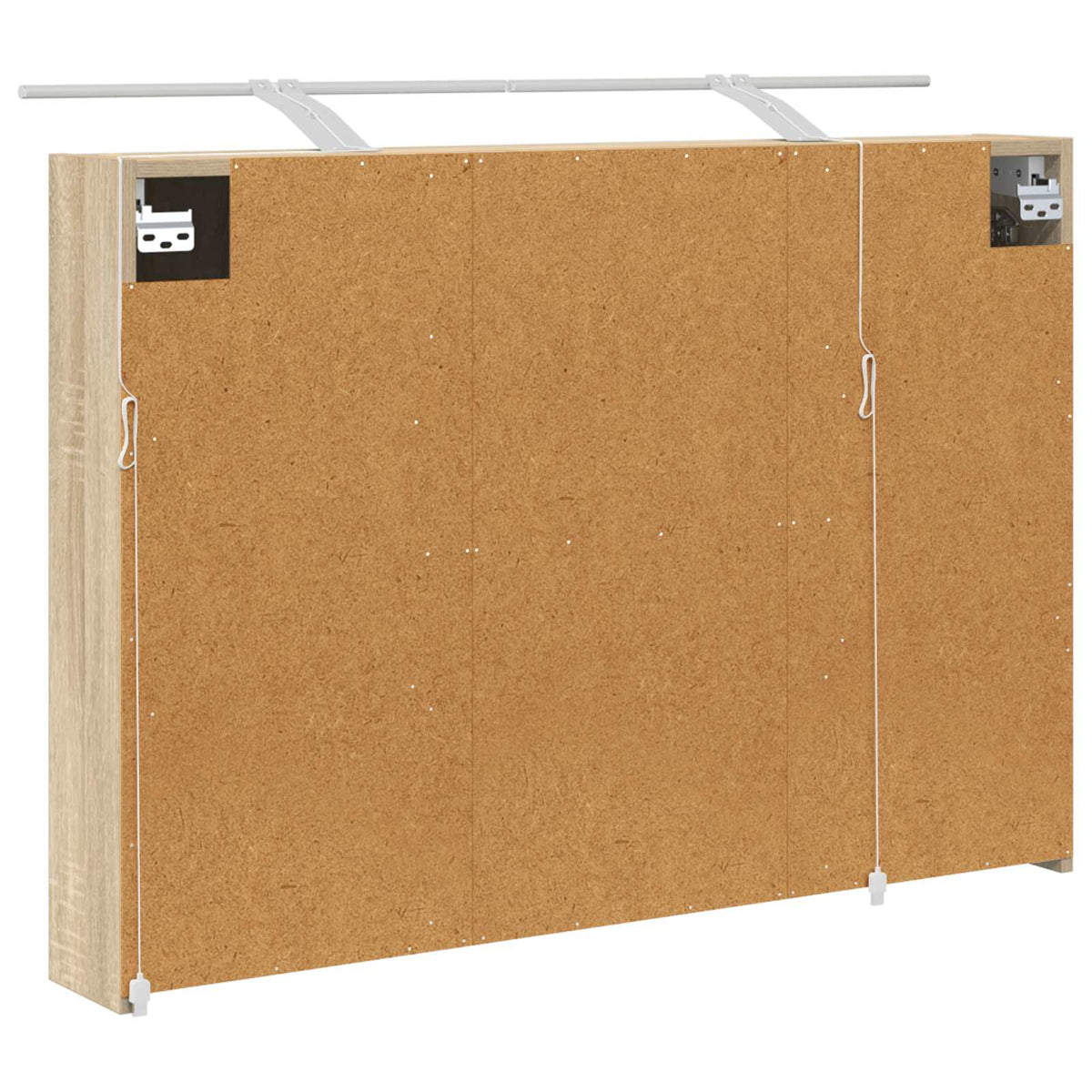 Armoire Miroir de Salle de Bain Chêne Sonoma 100 x 14,5 x 70 cm