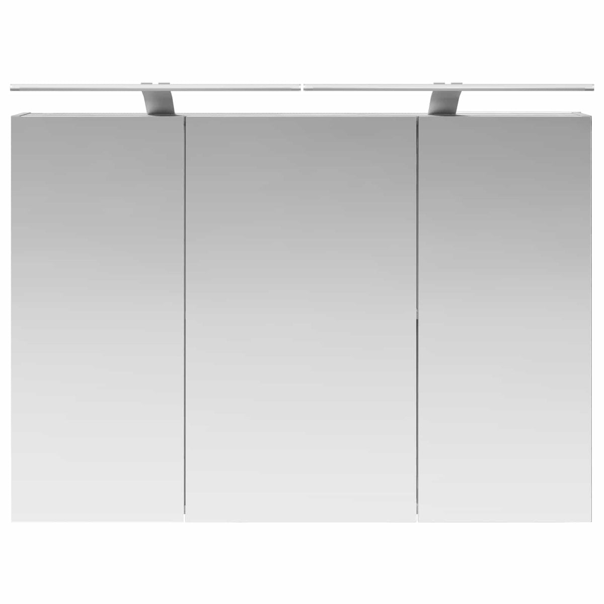 Armoire Miroir de Salle de Bain Gris Sonoma 100 x 14,5 x 70 cm