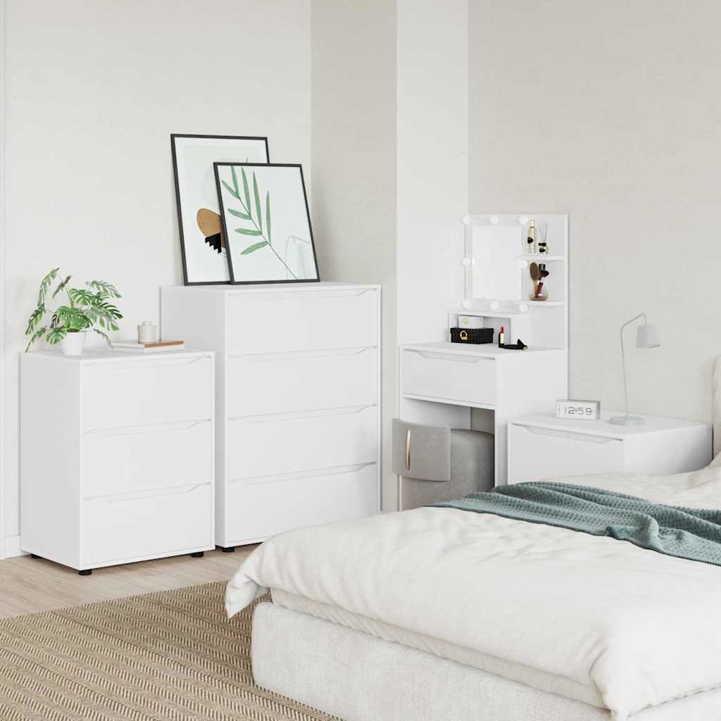 Armoires de rangement 2 pcs Blanc 80 x 48 x 105 cm - XIOS