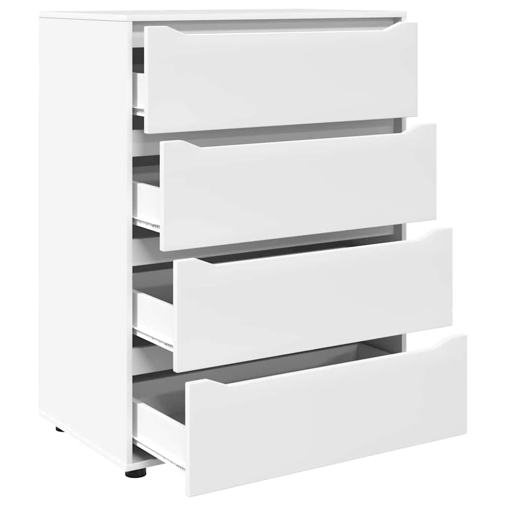 Armoires de rangement Blanc 80 x 48 x 105 cm Bois d'ingénierie - XIOS