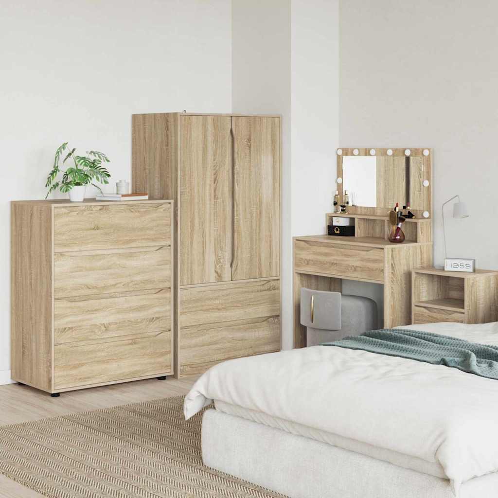 Armoires de rangement Chêne Sonoma 80 x 48 x 105 cm - XIOS
