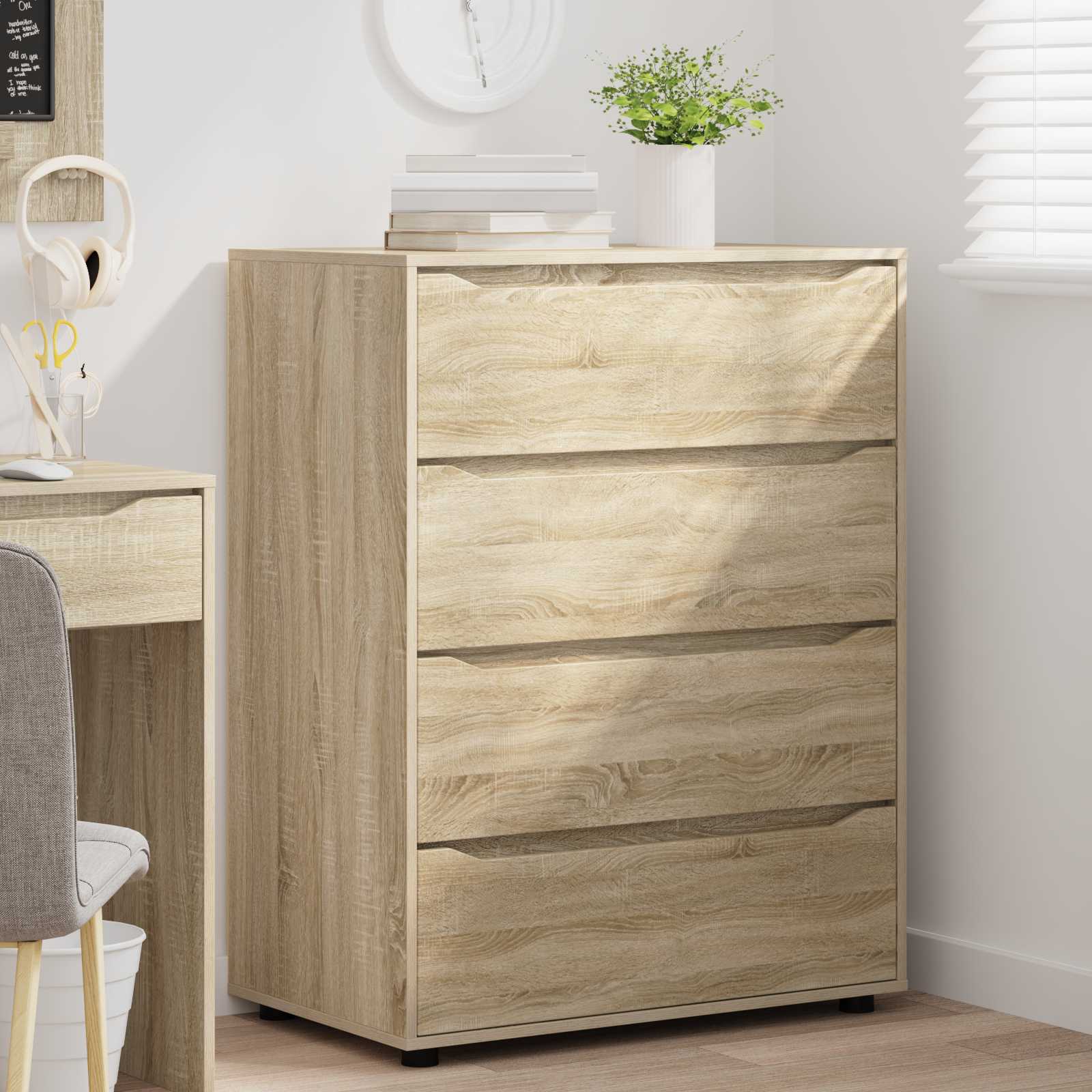 Armoires de rangement 80 x 48 x 105 cm Bois d'ingénierie