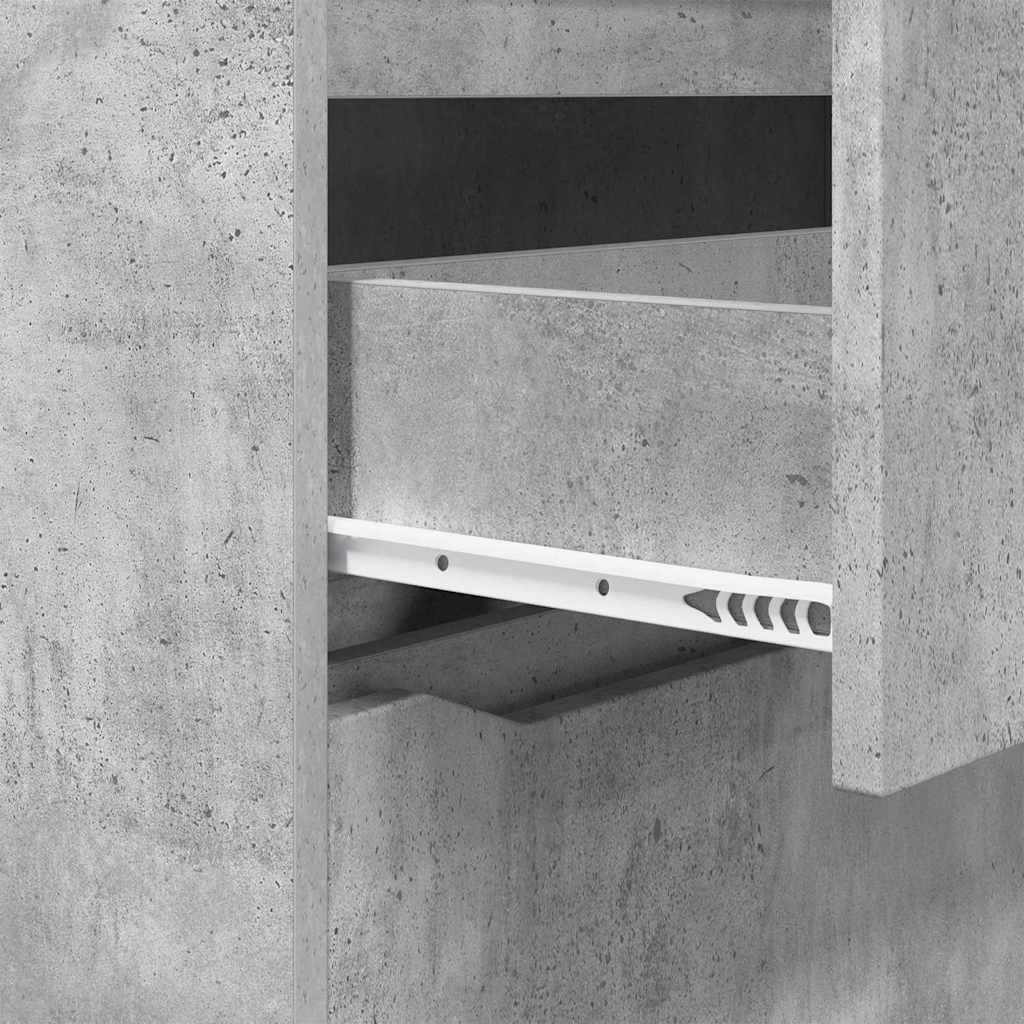 Armoires de rangement Gris béton 80 x 48 x 105 cm - XIOS