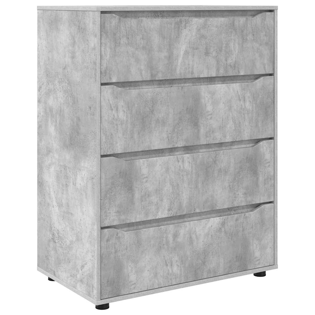 Armoires de rangement 2 pcs Gris béton 80 x 48 x 105 cm - XIOS