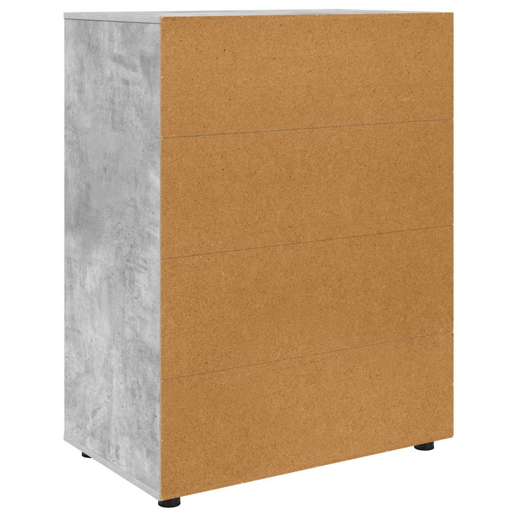 Armoires de rangement Gris béton 80 x 48 x 105 cm - XIOS