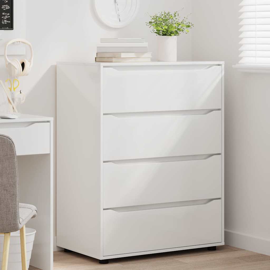 Armoires de rangement 2 pcs Blanc brillant 80 x 48 x 105 cm - XIOS