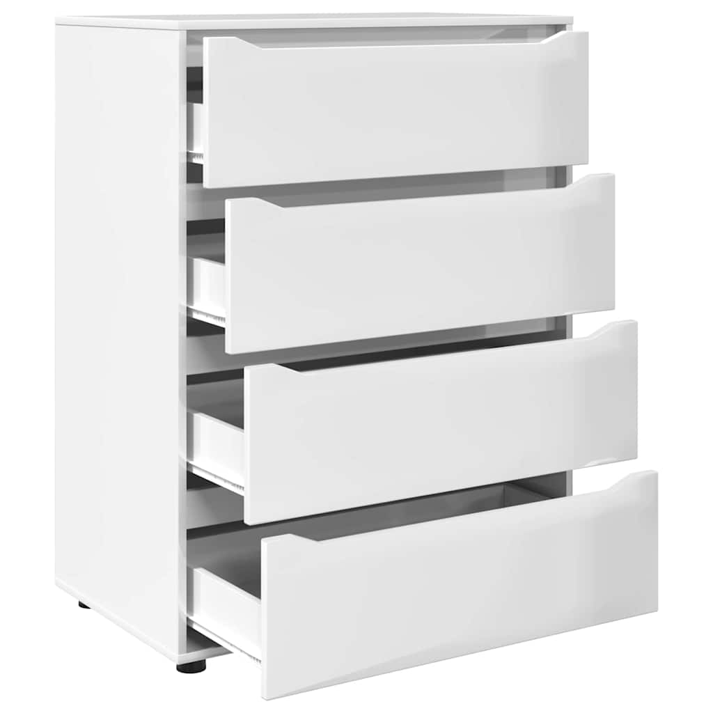 Armoires de rangement Blanc brillant 80 x 48 x 105 cm - XIOS