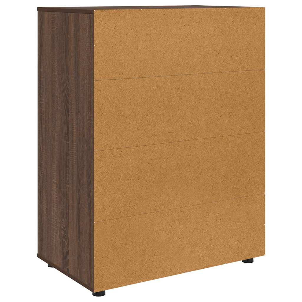 Armoires de rangement 2 pcs Chêne brun 80 x 48 x 105 cm - XIOS