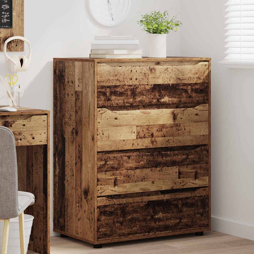 Armoires de rangement 2 pcs Bois Ancien 80 x 48 x 105 cm - XIOS