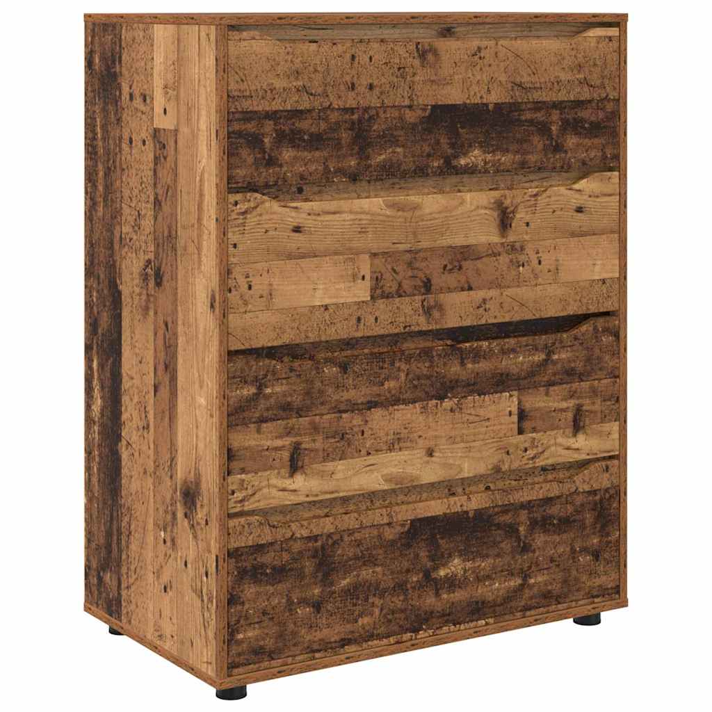 Armoires de rangement 2 pcs Bois Ancien 80 x 48 x 105 cm - XIOS