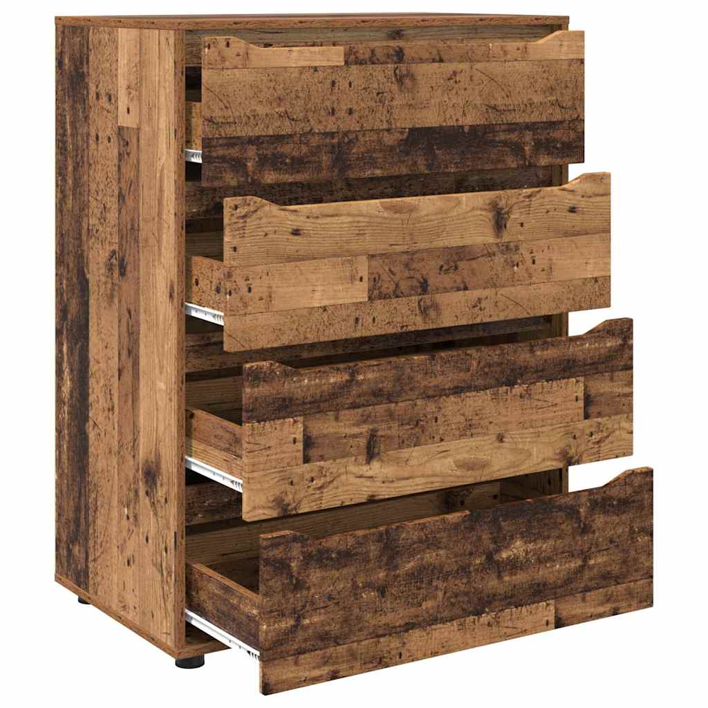 Armoires de rangement 2 pcs Bois Ancien 80 x 48 x 105 cm - XIOS
