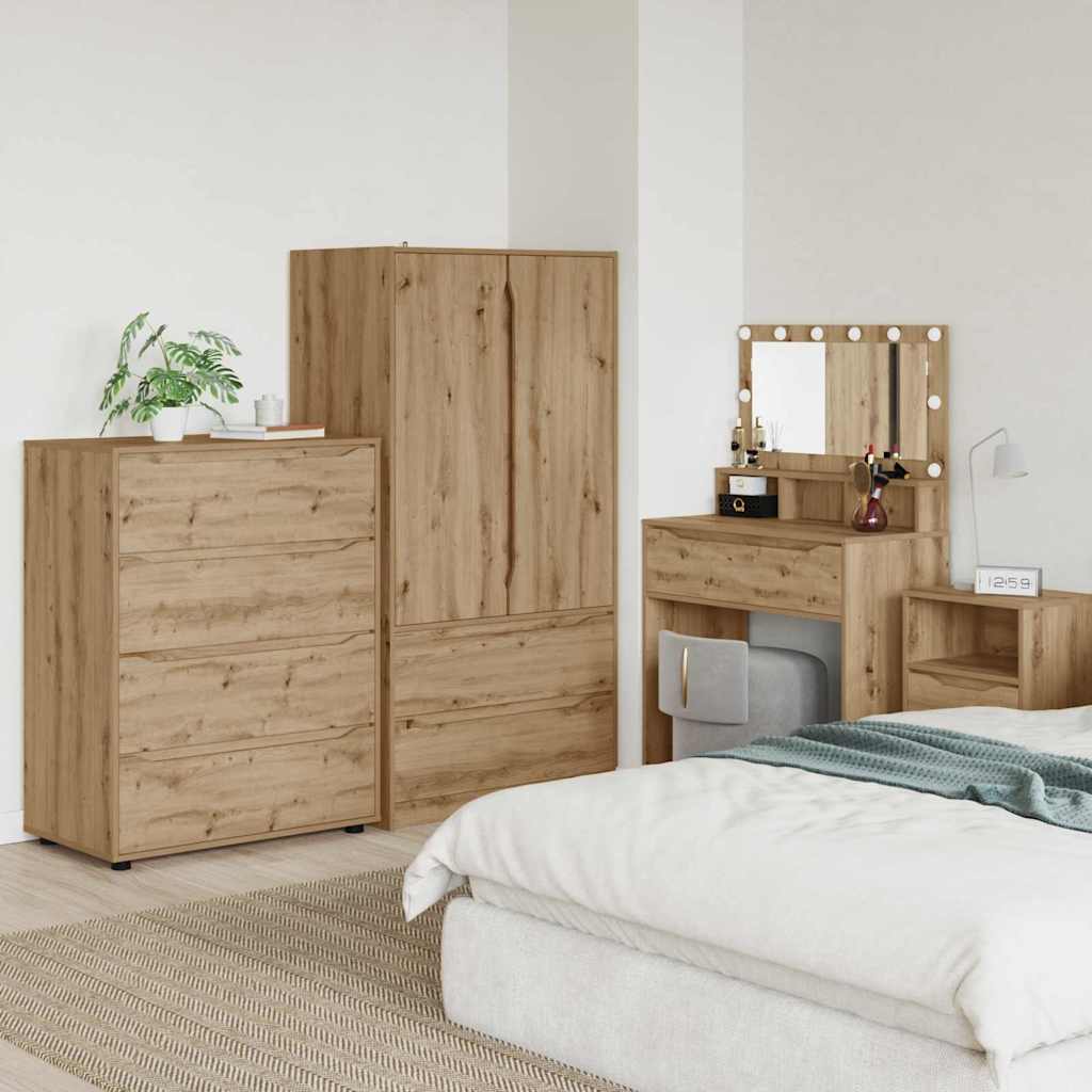 Armoires de rangement Chêne artisanal 80 x 48 x 105 cm - XIOS