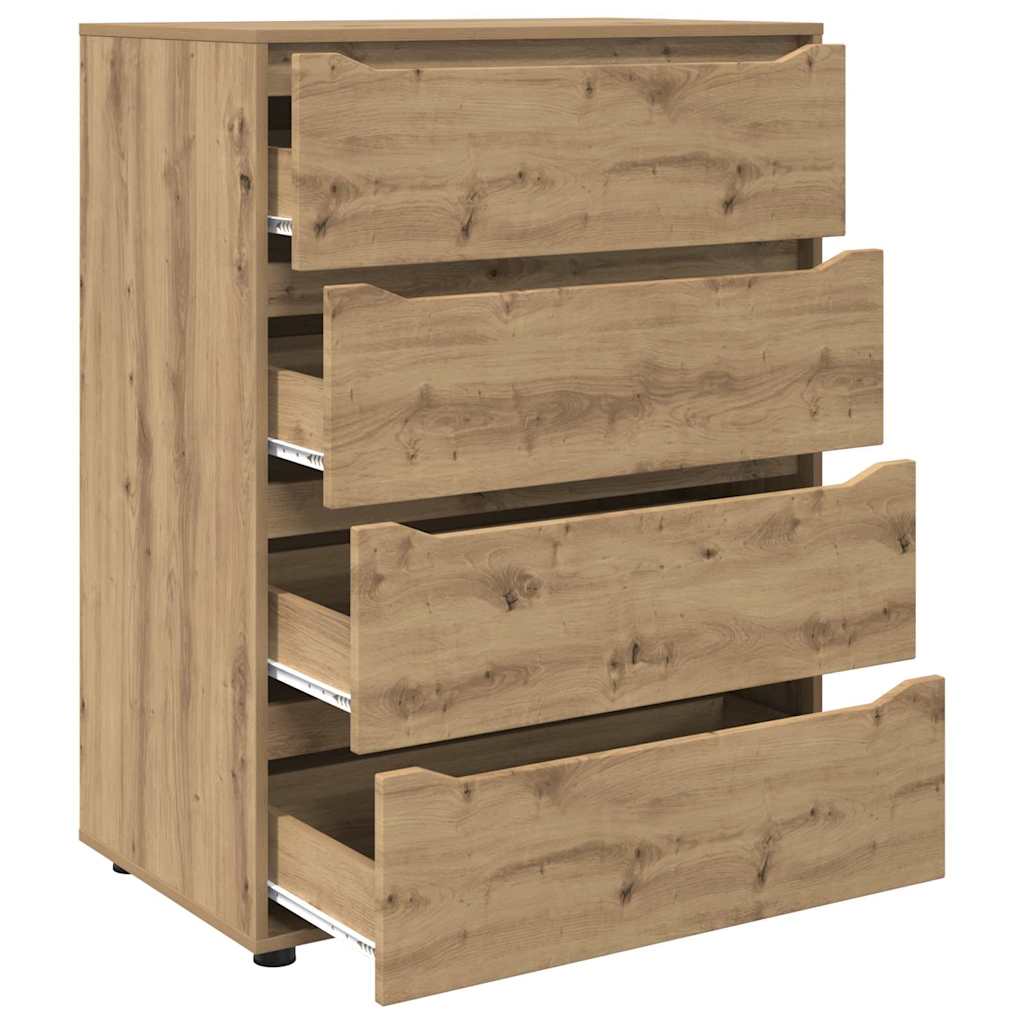 Armoires de rangement Chêne artisanal 80 x 48 x 105 cm - XIOS