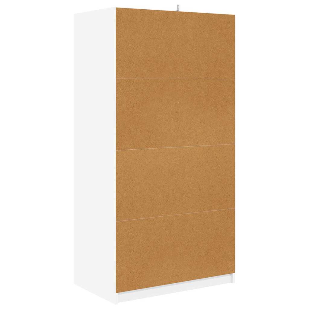 Armoire avec tiroir Blanc 79,5 x 49 x 156 cm Bois d’ingénierie - XIOS