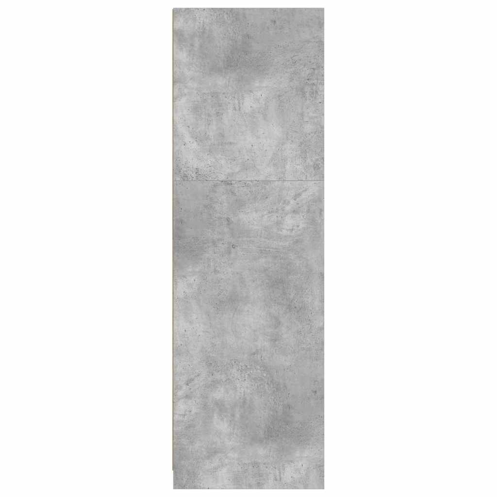 Armoire Gris Béton 79,5 x 49 x 156 cm Bois d’ingénierie - XIOS