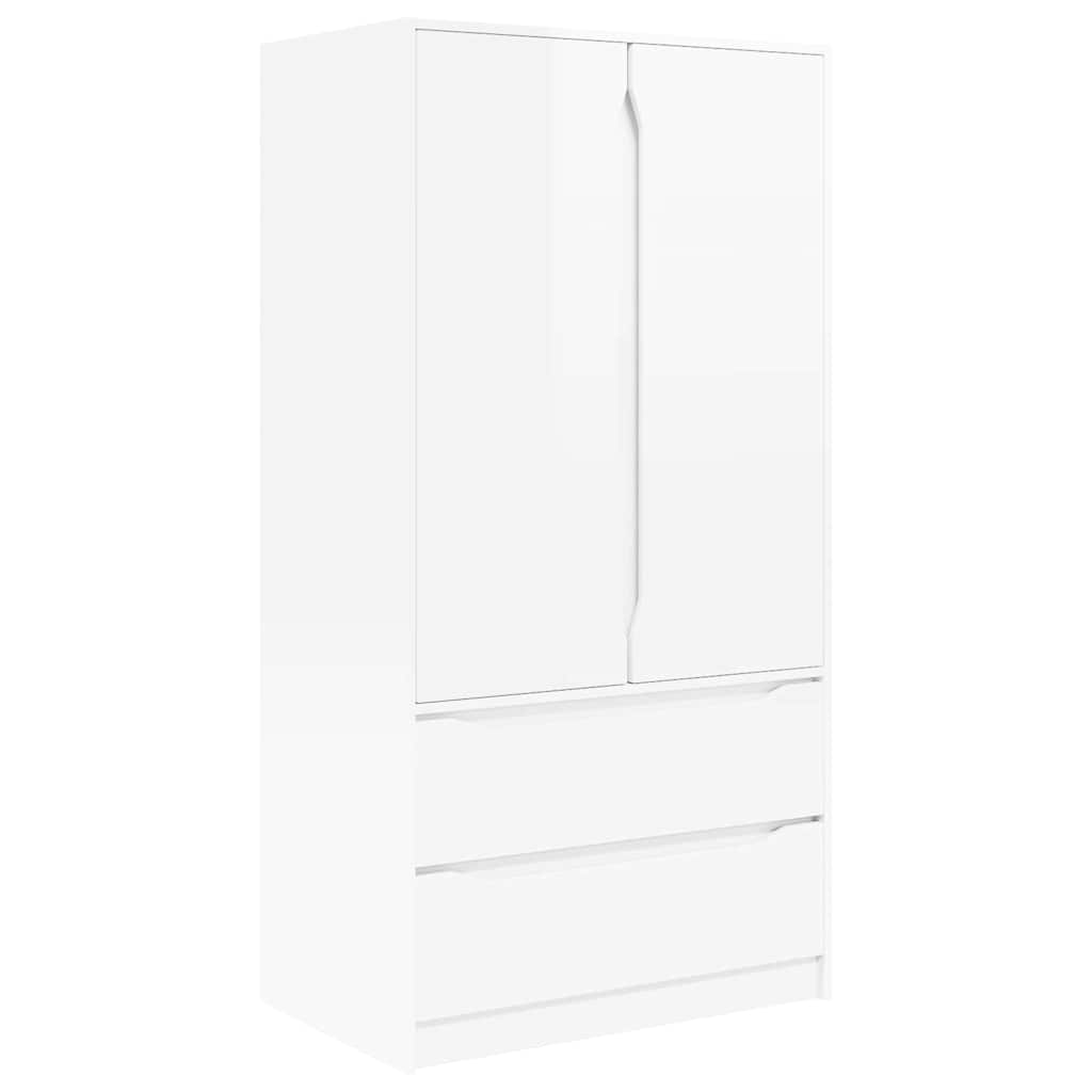 Armoire Blanc Brillant 79,5 x 49 x 156 cm Bois d’ingénierie - XIOS