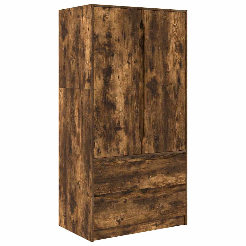 Armoire Chêne Fumé 79,5 x 49 x 156 cm Bois d’ingénierie - XIOS