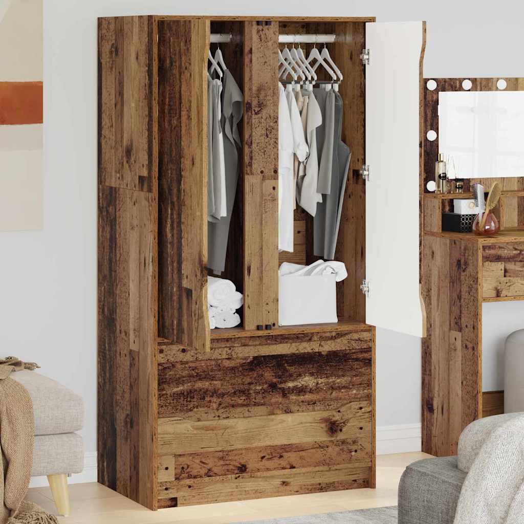 Armoire Bois ancien 79,5 x 49 x 156 cm Bois d’ingénierie - XIOS