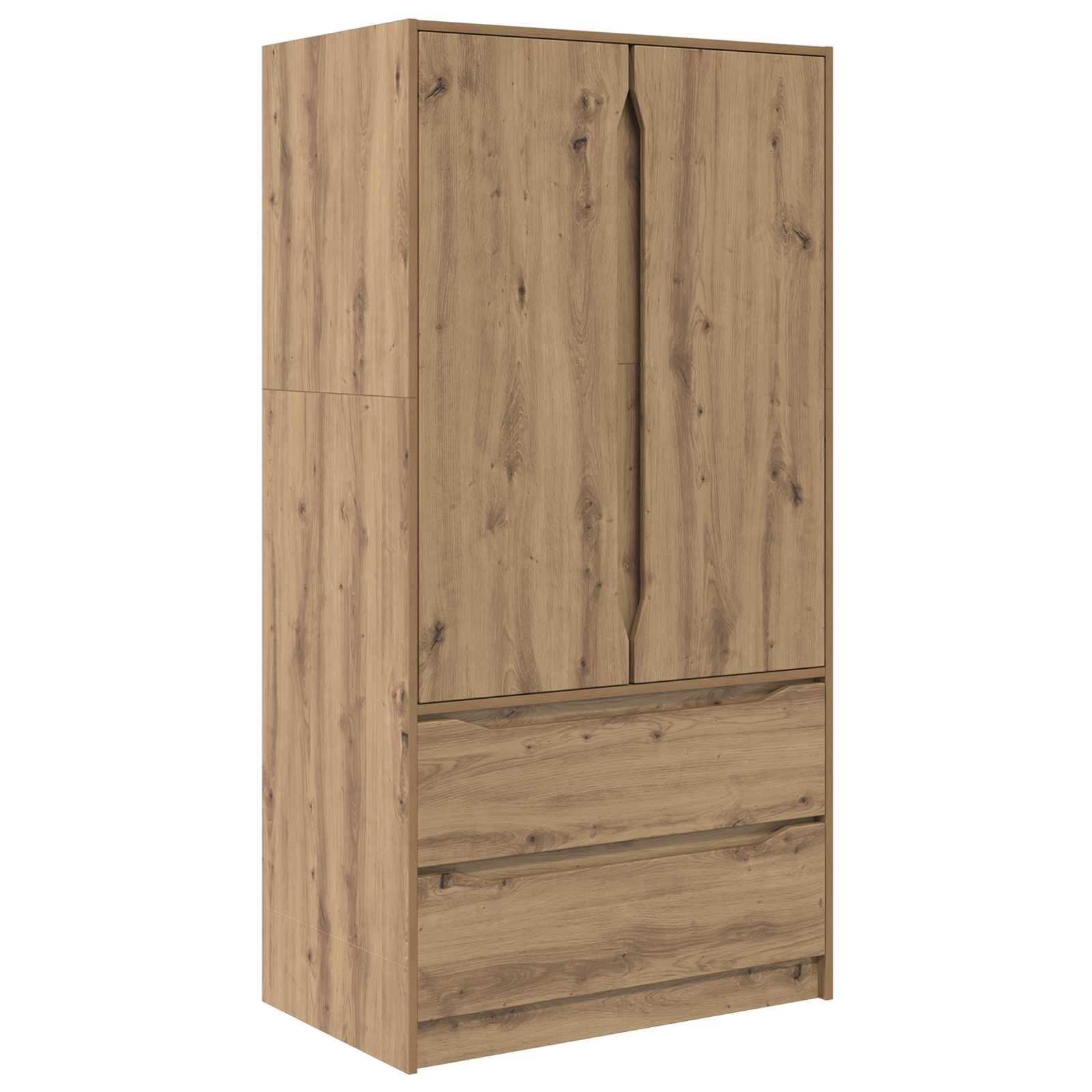 Armoire Chêne Artisanal 79,5 x 49 x 156 cm Bois d’ingénierie