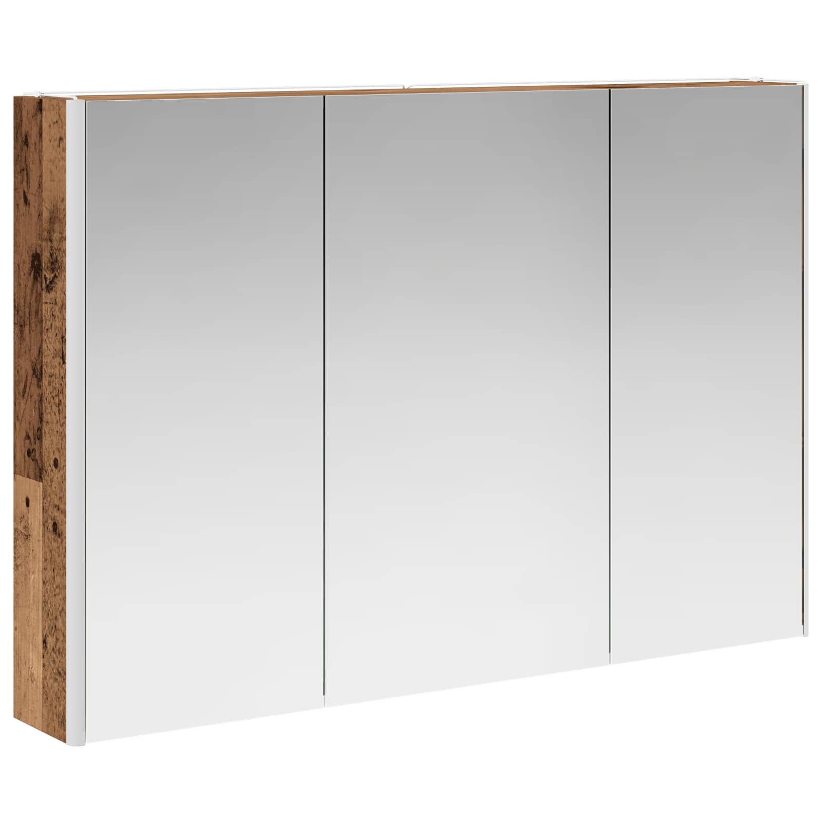 Ensemble d'armoire de salle de bain 4 pcs Bois ancien - XIOS