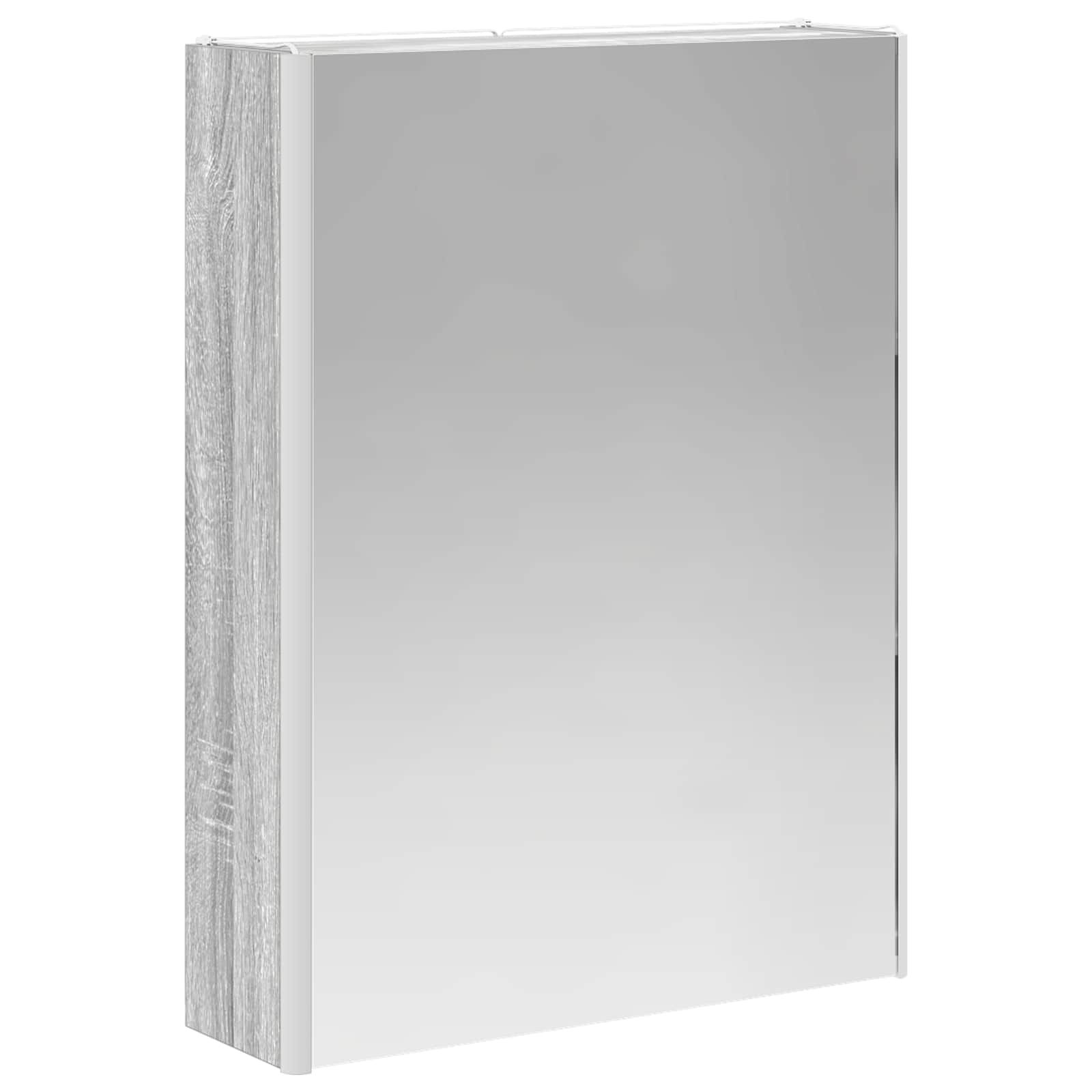 Ensemble de mobilier de salle de bain 5 pcs Sonoma gris