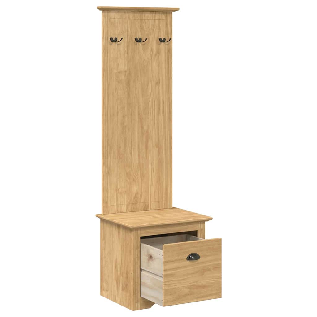 Meuble de couloir BODO Marron miel 50 x 40 x 156,7 cm - XIOS