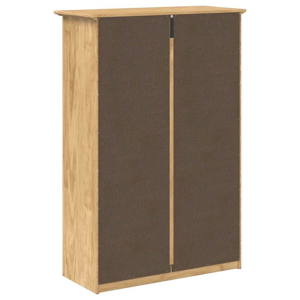 Rack à chaussures avec tiroir BODO Marron miel 80 x 35 x 118 cm - XIOS
