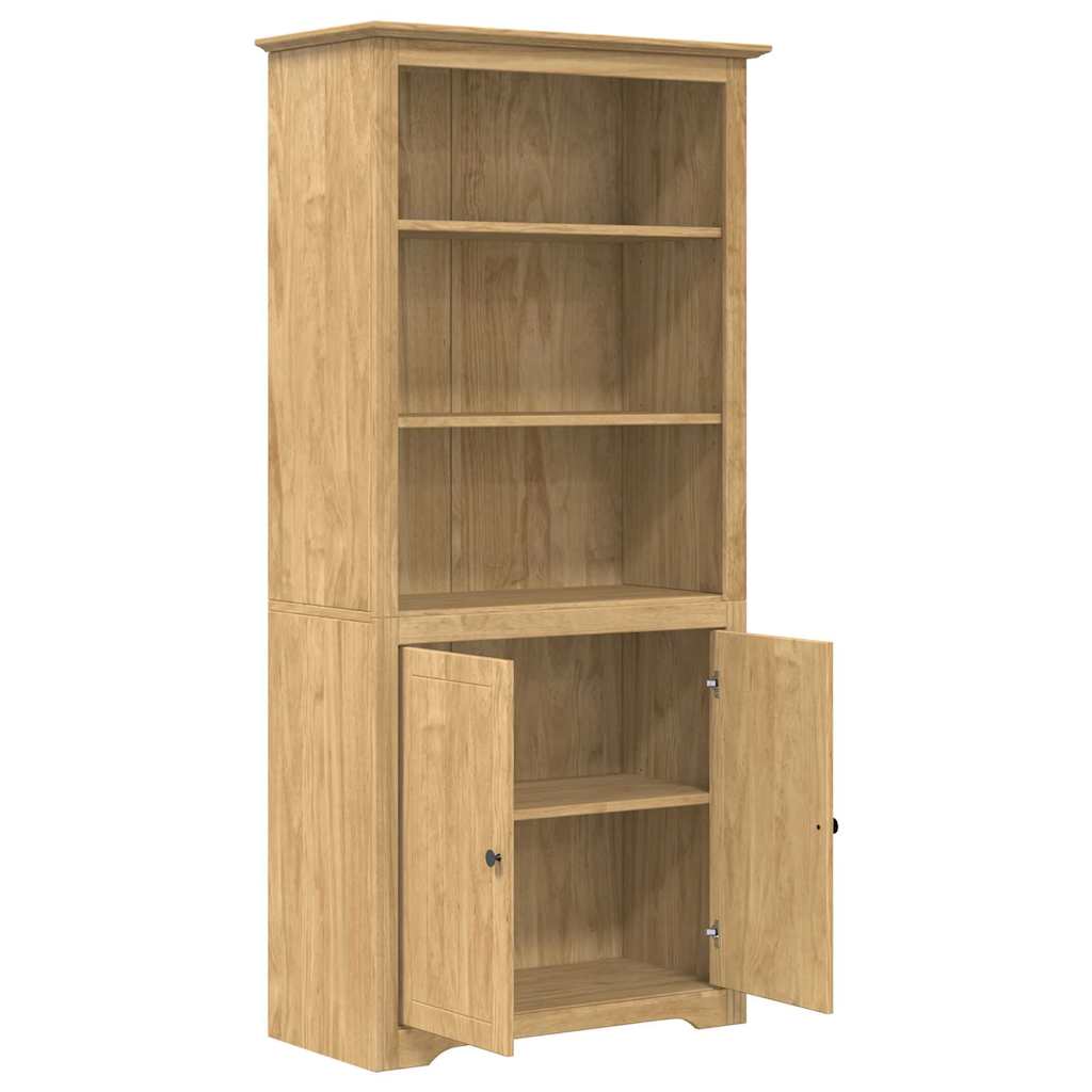 Bibliothèque BODO Marron miel 82 x 40 x 173 cm - XIOS