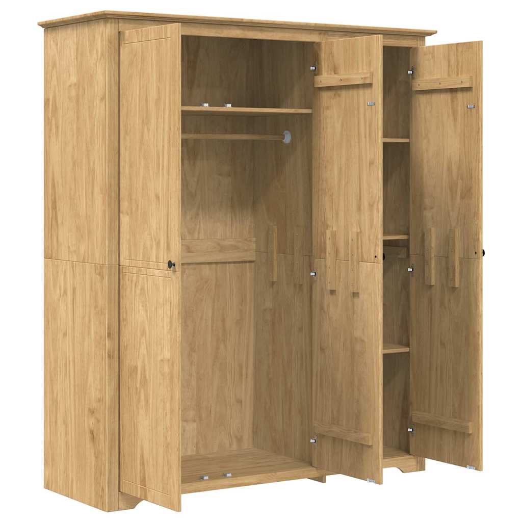 Armoire BODO Marron miel 146 x 53,5 x 173 cm Bois d'ingénierie - XIOS