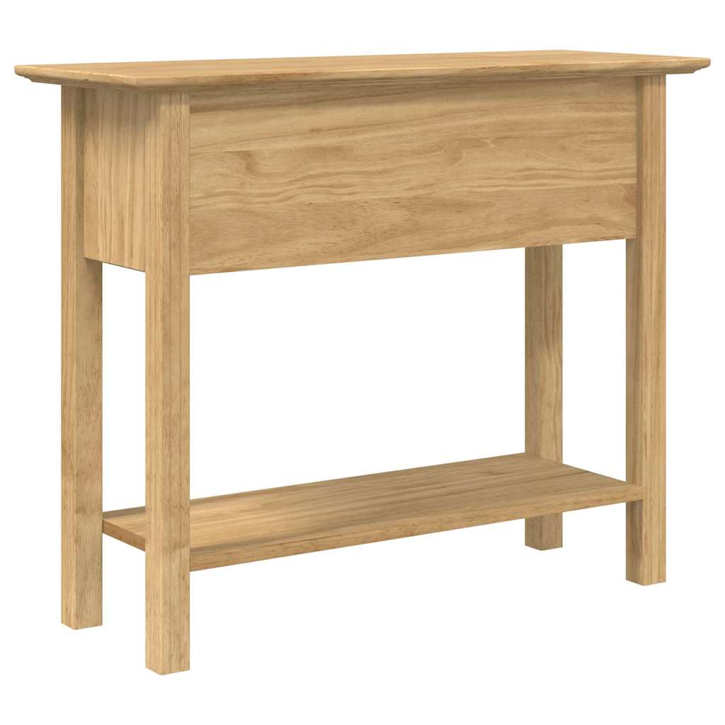 Table console avec tiroir BODO Marron miel 91 x 34.7 x 74 cm - XIOS