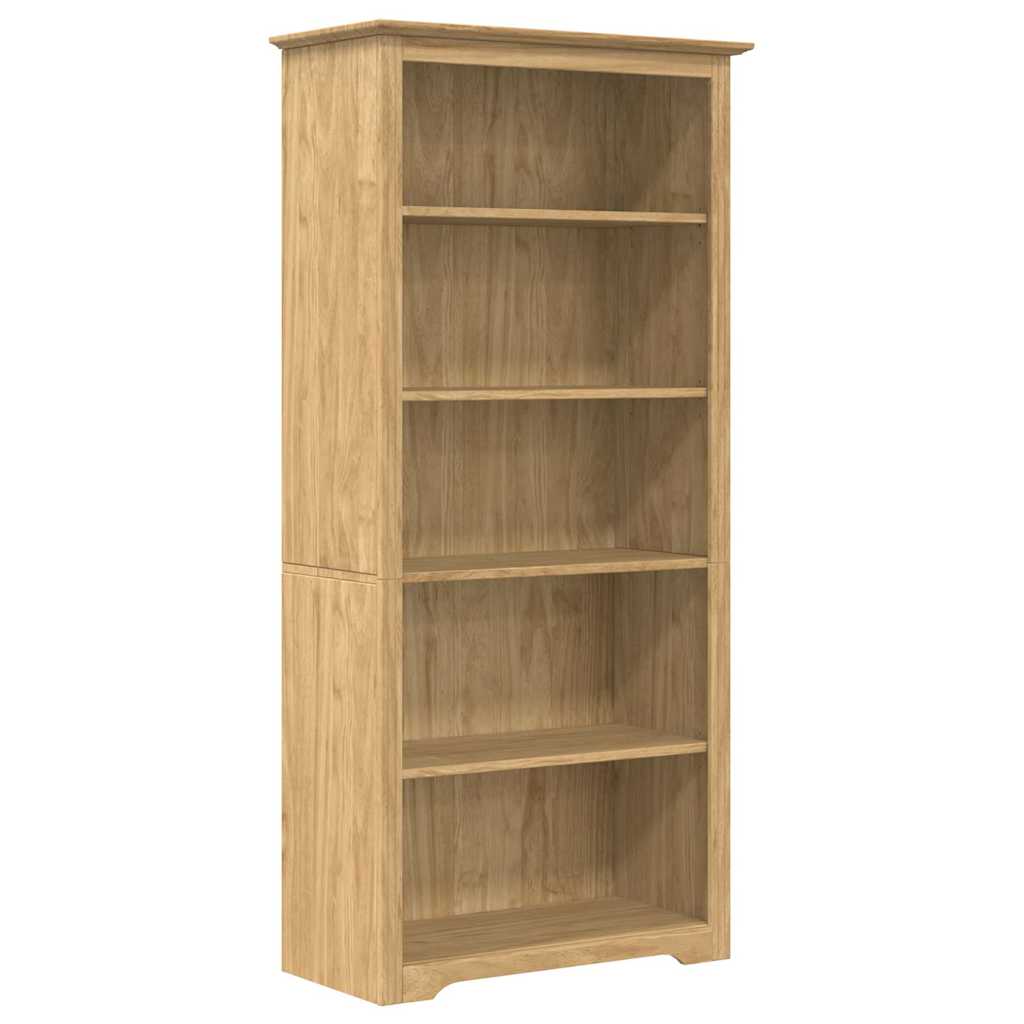Bibliothèque BODO Marron miel 82 x 40 x 173 cm - XIOS