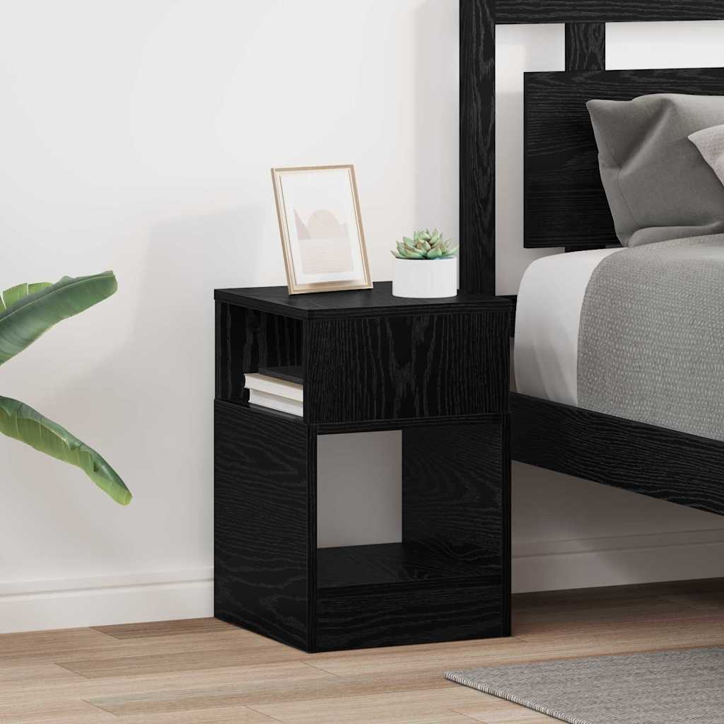 Table d'appoint 2 pcs Chêne noir 30,5 x 30 x 45 cm - XIOS