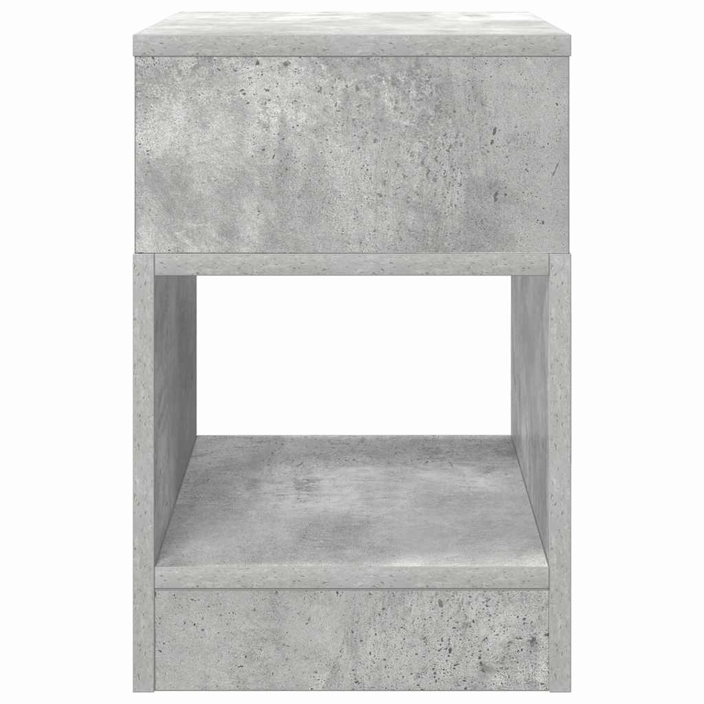 Table d'appoint 2 pc Gris béton 30,5 x 30 x 45 cm - XIOS