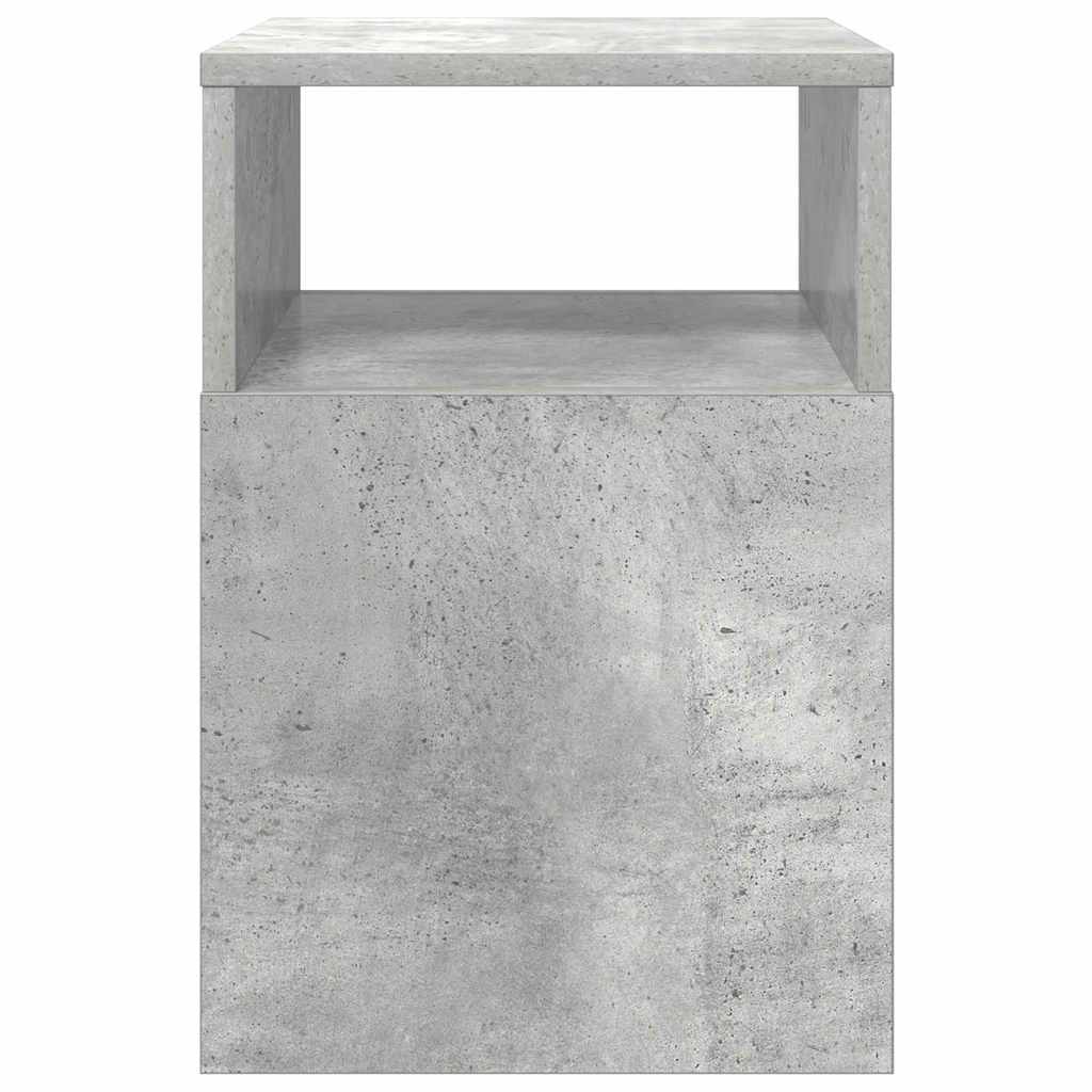 Table d'appoint 2 pc Gris béton 30,5 x 30 x 45 cm - XIOS