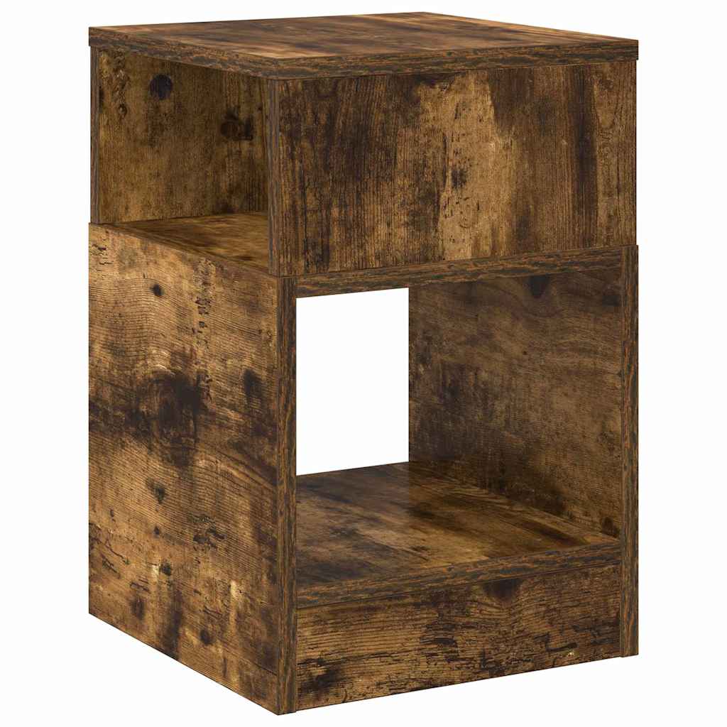 Table d'appoint Chêne fumé 30,5 x 30 x 45 cm Bois d'ingénierie - XIOS