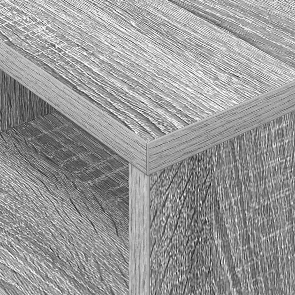 Table d'appoint 2 pc Gris Sonoma 30,5 x 30 x 45 cm - XIOS