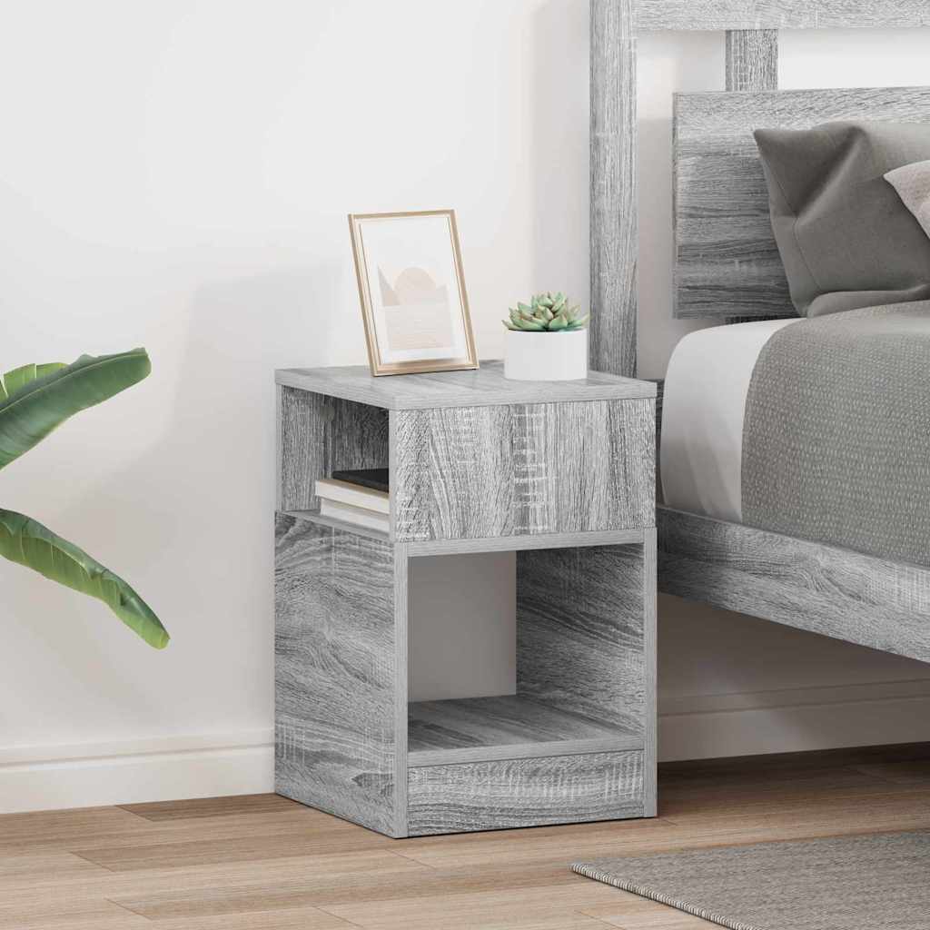 Table d'appoint 2 pc Gris Sonoma 30,5 x 30 x 45 cm - XIOS