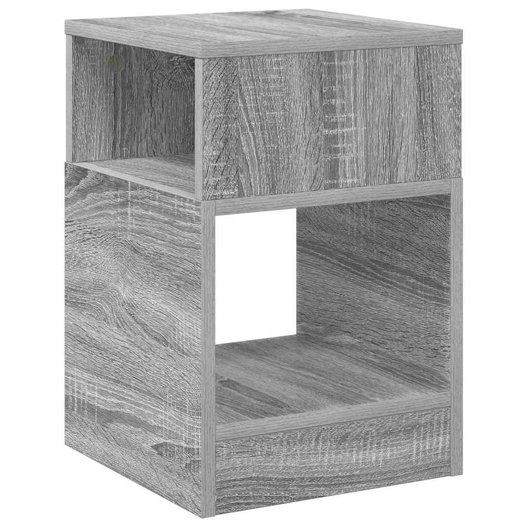 Table d'appoint 2 pc Gris Sonoma 30,5 x 30 x 45 cm - XIOS