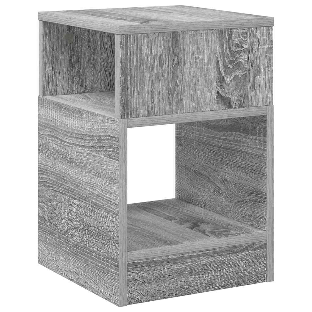 Table d'appoint 2 pc Gris Sonoma 30,5 x 30 x 45 cm - XIOS