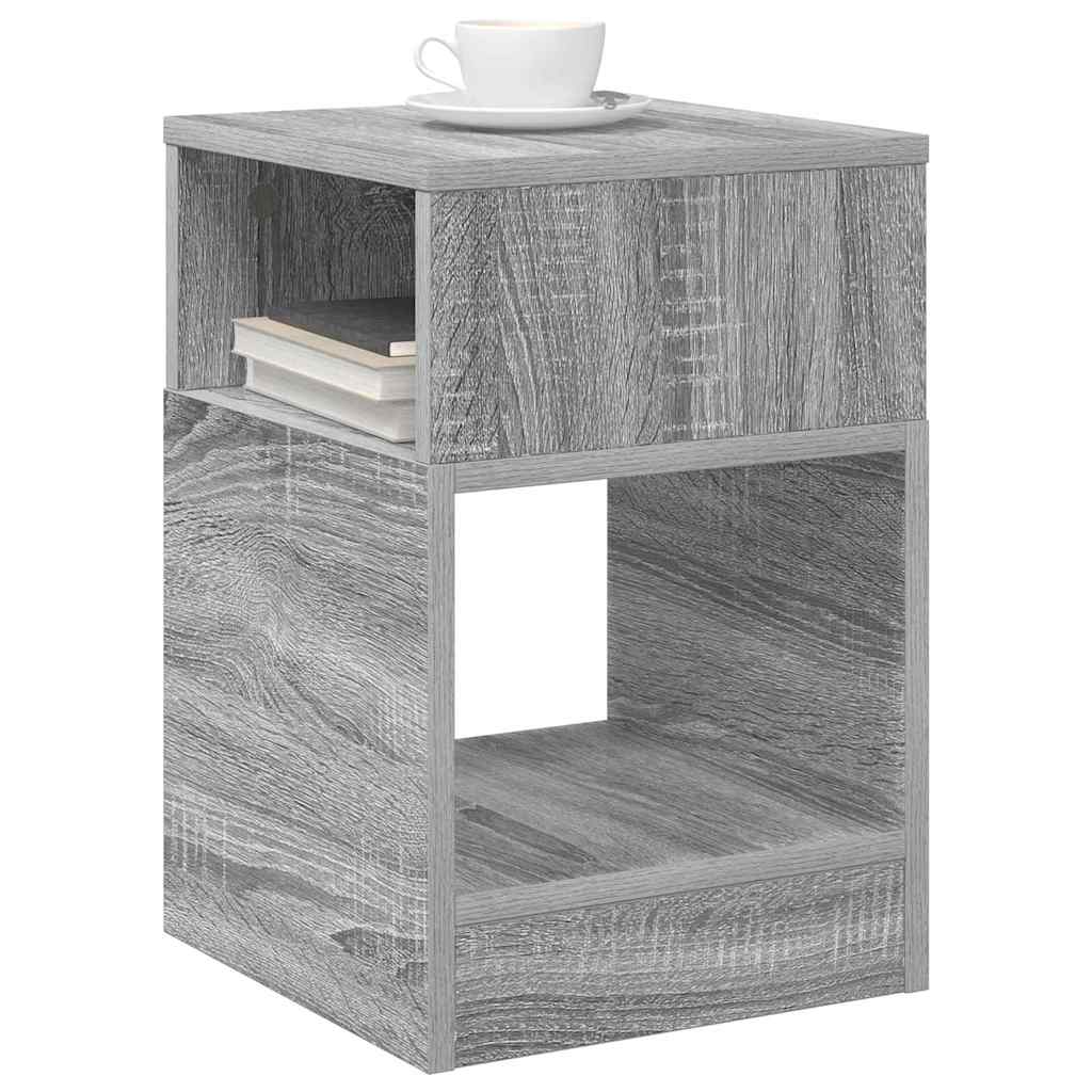 Table d'appoint 2 pc Gris Sonoma 30,5 x 30 x 45 cm - XIOS