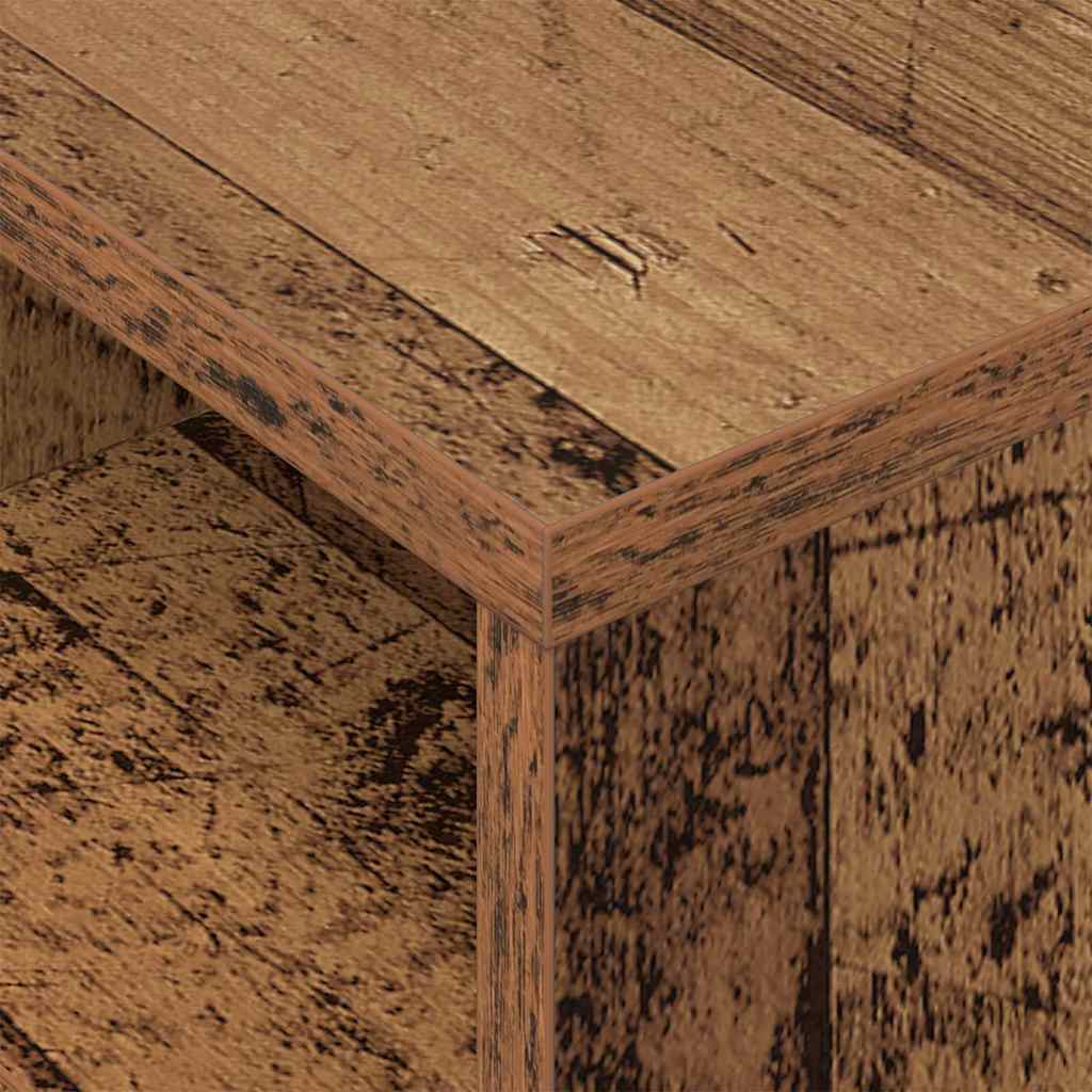 Table d'appoint 2 pc Bois ancien 30,5 x 30 x 45 cm - XIOS