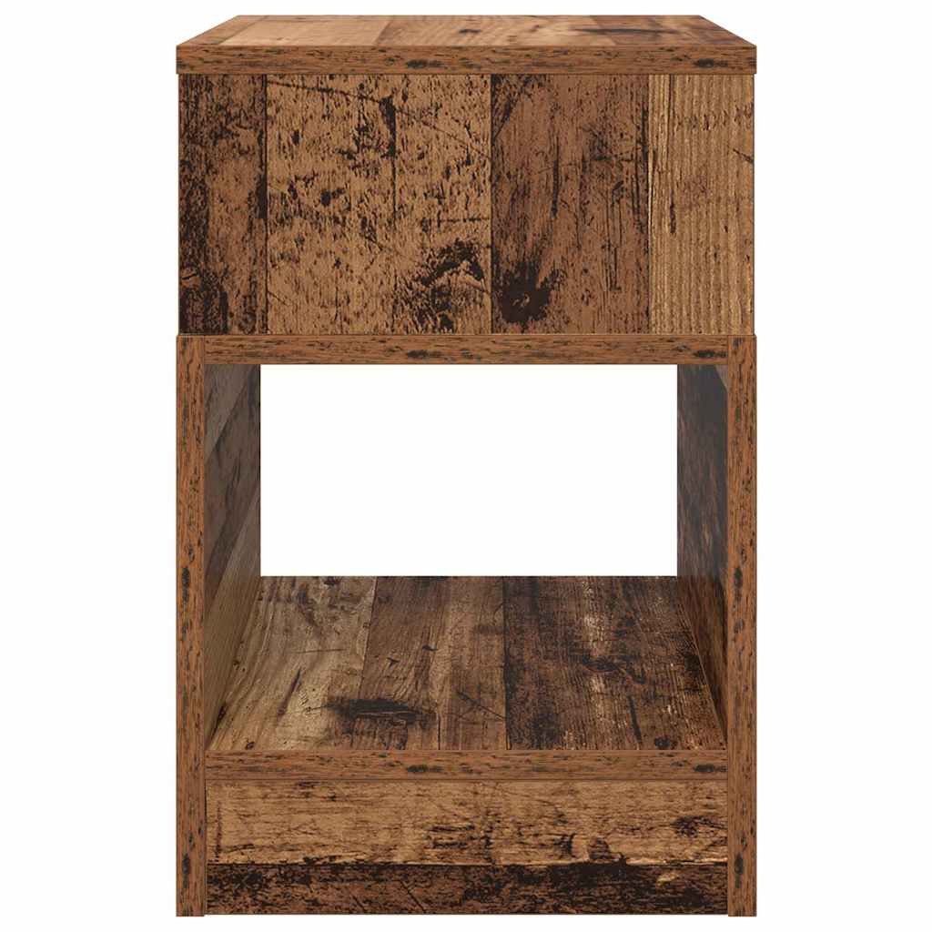 Table d'appoint 2 pc Bois ancien 30,5 x 30 x 45 cm - XIOS