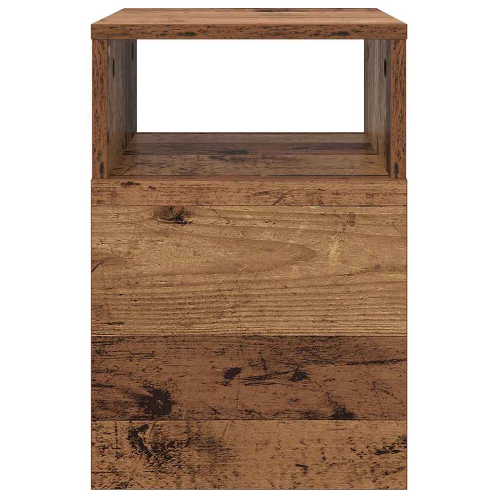 Table d'appoint 2 pc Bois ancien 30,5 x 30 x 45 cm - XIOS