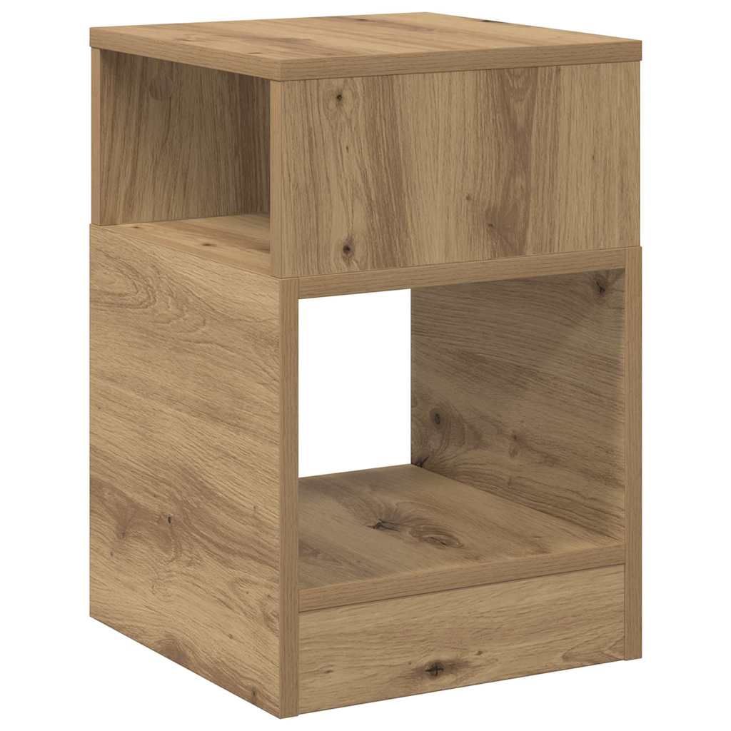 Table d'appoint 2 pc Chêne artisanal 30,5 x 30 x 45 cm - XIOS