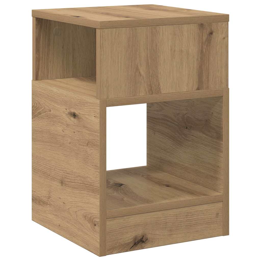 Table d'appoint 2 pc Chêne artisanal 30,5 x 30 x 45 cm - XIOS