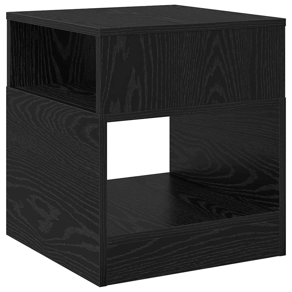 Table d'appoint Chêne noir 40,5 x 40 x 45 cm Bois d'ingénierie - XIOS