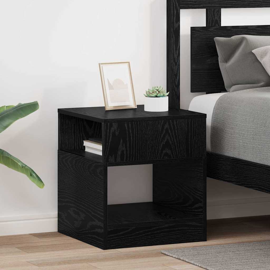Table d'appoint 2 pcs Chêne noir 40,5 x 40 x 45 cm - XIOS