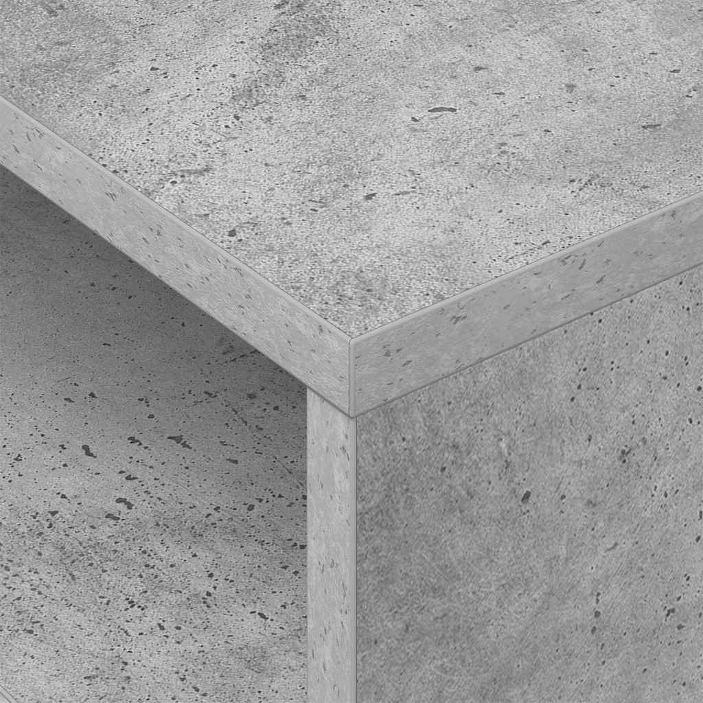 Table d'appoint 2 pcs Gris béton 40,5 x 40 x 45 cm - XIOS