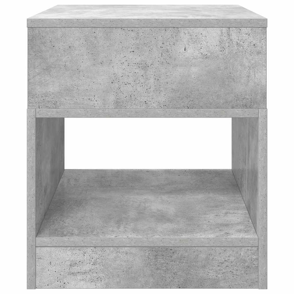 Table d'appoint 2 pcs Gris béton 40,5 x 40 x 45 cm - XIOS