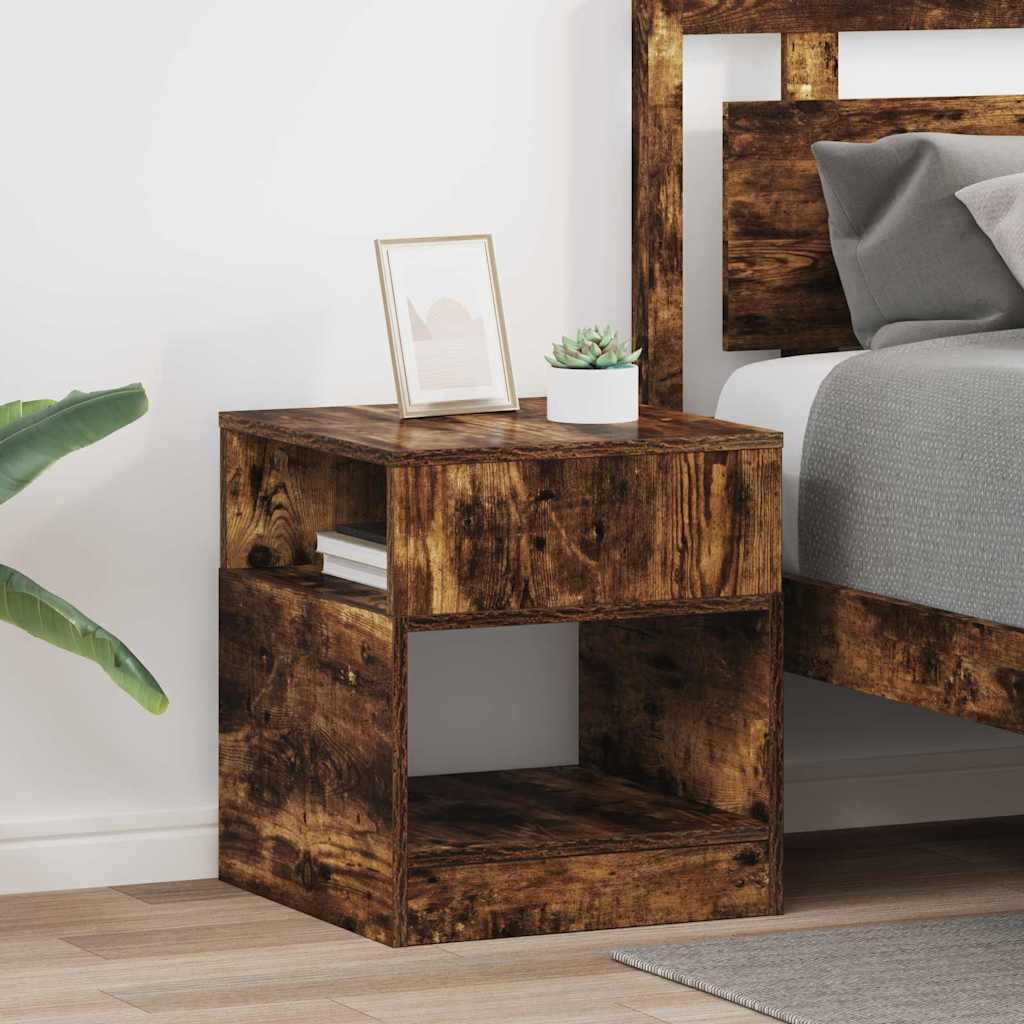 Table d'appoint 2 pcs Chêne fumé 40,5 x 40 x 45 cm - XIOS